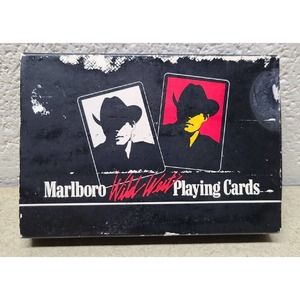 1991 Vintage Marlboro Man Wild West Deck Playing Cards 2 Decks Still Sealed NEW